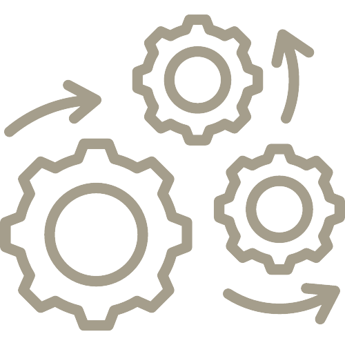 icon of three gears