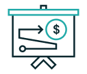 Presentation board icon