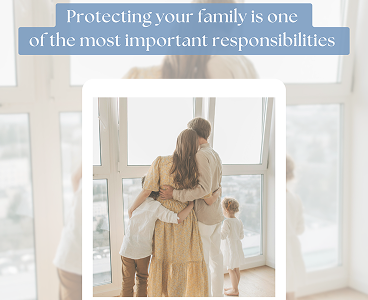 Family spending time together at home